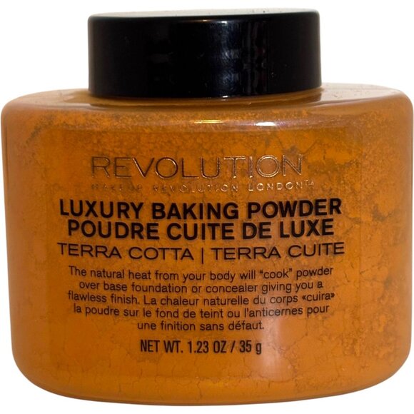 Makeup Revolution Luxury Baking Powder -Terra Cotta - 1.23 oz - New NWOB - Picture 1 of 2